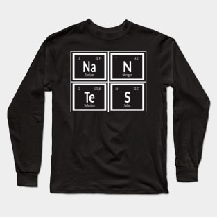 Nantes City | Periodic Table of Elements Long Sleeve T-Shirt